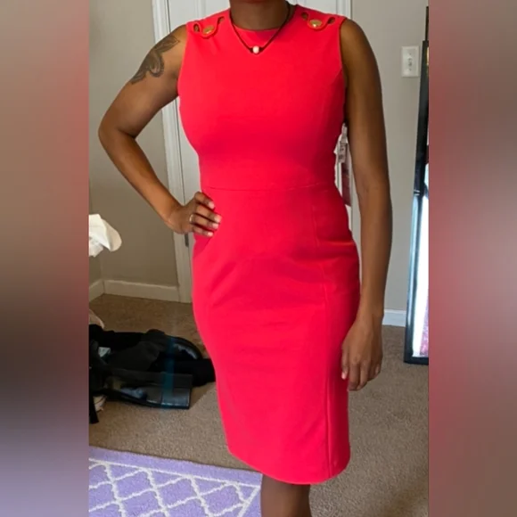 Dresses | Hot Pink Business Dress | Poshmark